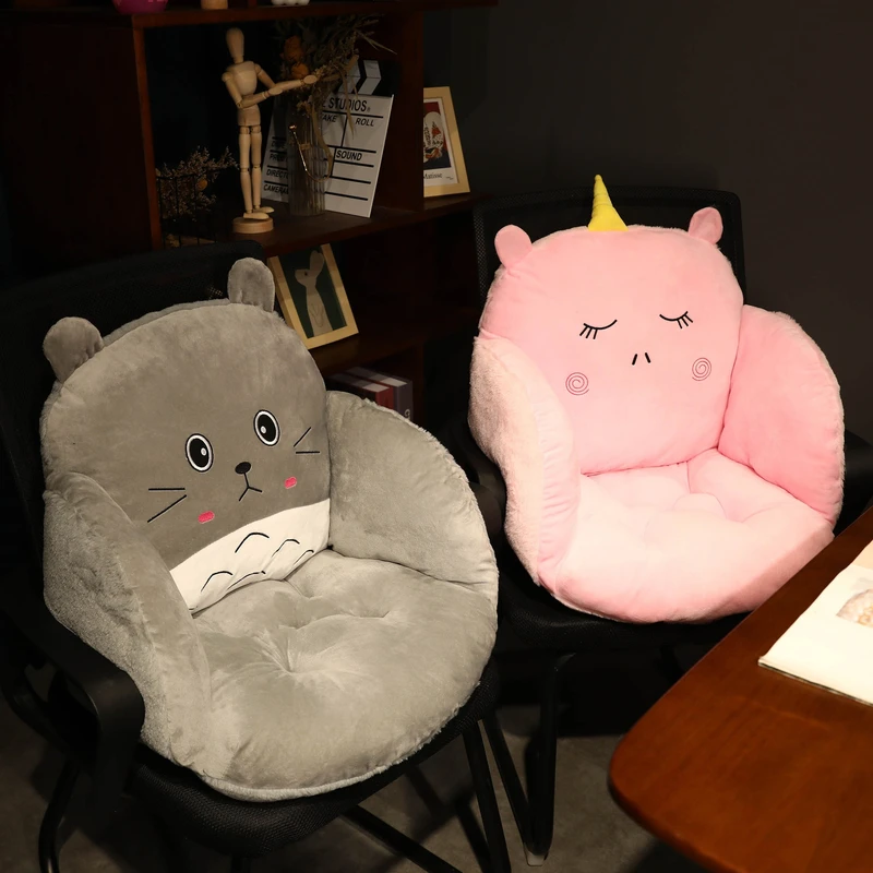 坐垫办公室久坐护腰靠垫一体椅子垫座椅屁股垫子地上椅垫靠背座垫