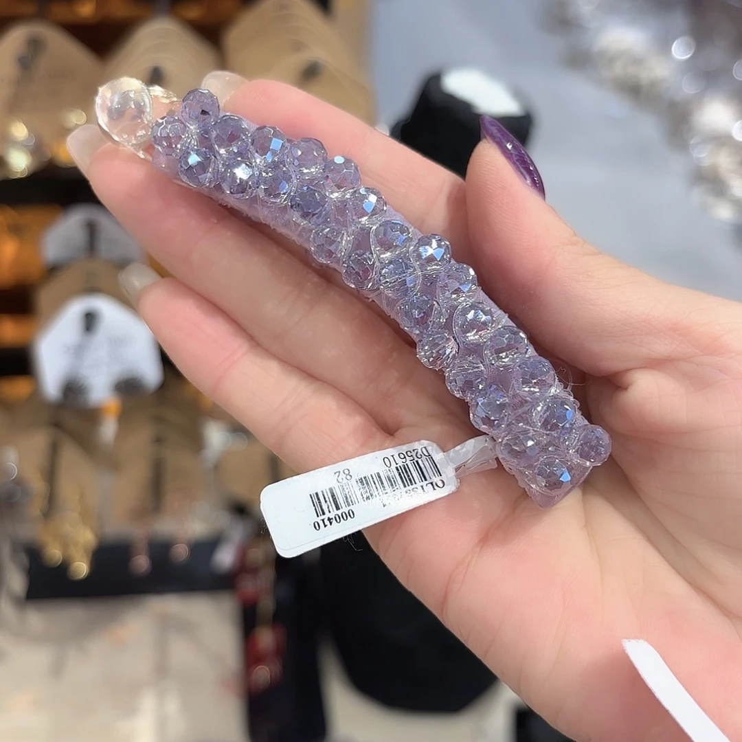 皮质铁合金紫色香蕉夹