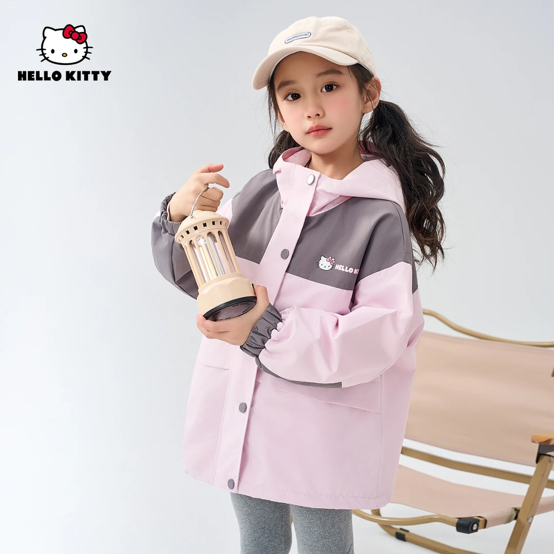 HelloKitty春季新款女童装上衣中大童休闲外套AC4420MK151 AD