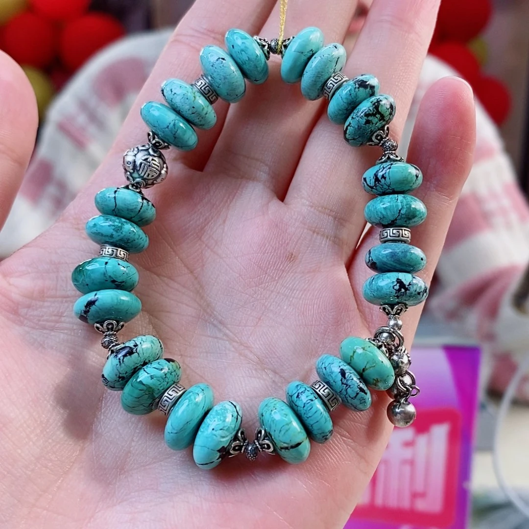 绿松石银S925镶嵌珠宝奇石