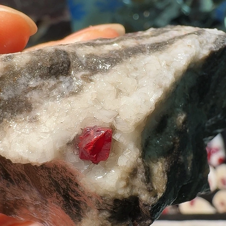 菩***上天然辰砂天然朱砂原矿石