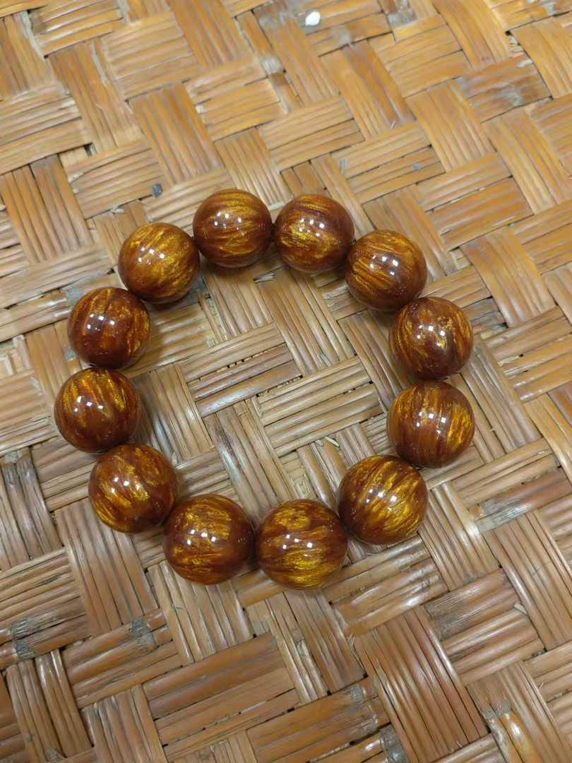 【抖音闪购】唐总专属心意链接木  手串金