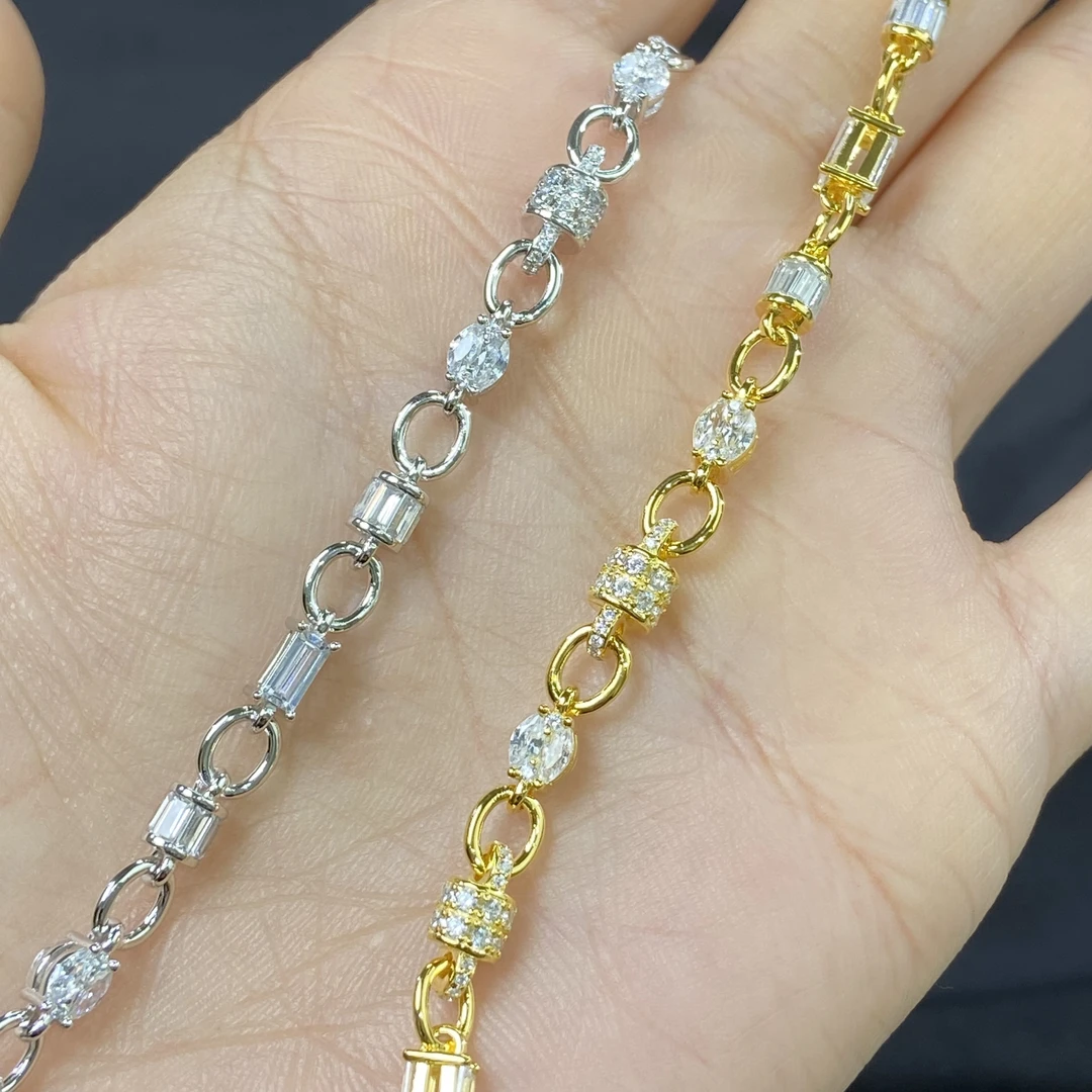 925银银制品 意大利工艺s925手链时尚女款手饰多样性百搭精致小众