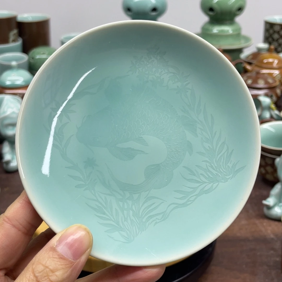 微瑕特价11.5厘米青瓷