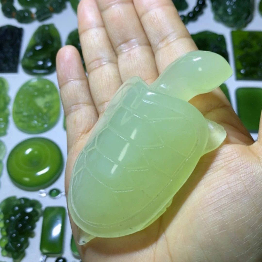 【闪购商品】未镶嵌蛇纹石玉手把件