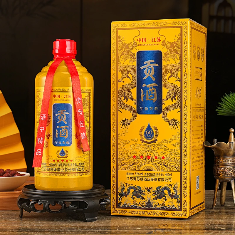 MENGXIANYUAN/梦仙缘贡酒52度浓香型白酒400ml*单瓶装【z】51-60度