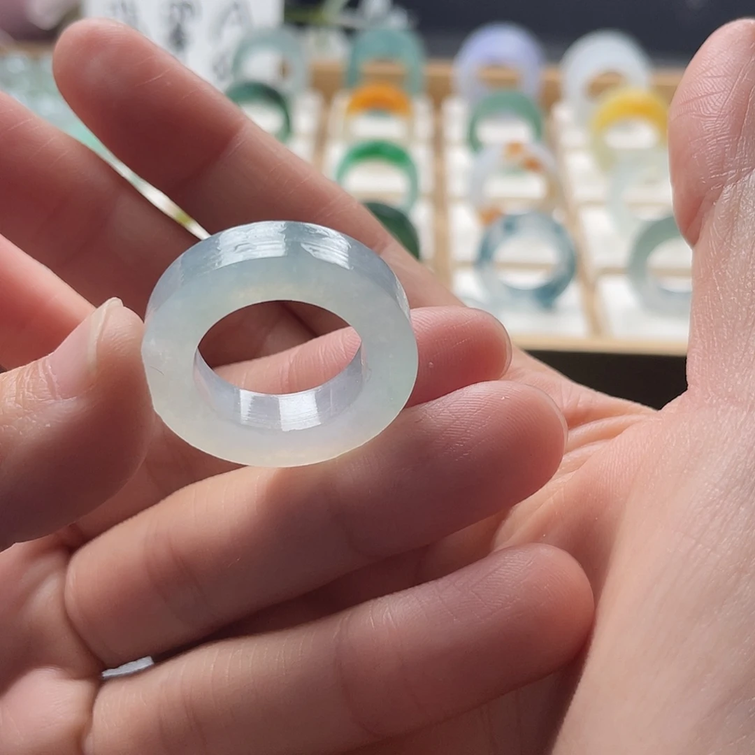 定制翡翠9K金镶嵌翡翠