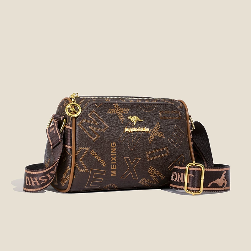 时尚百搭复古经典印花单肩枕头包肩包轻奢女士小众潮流波士顿法国