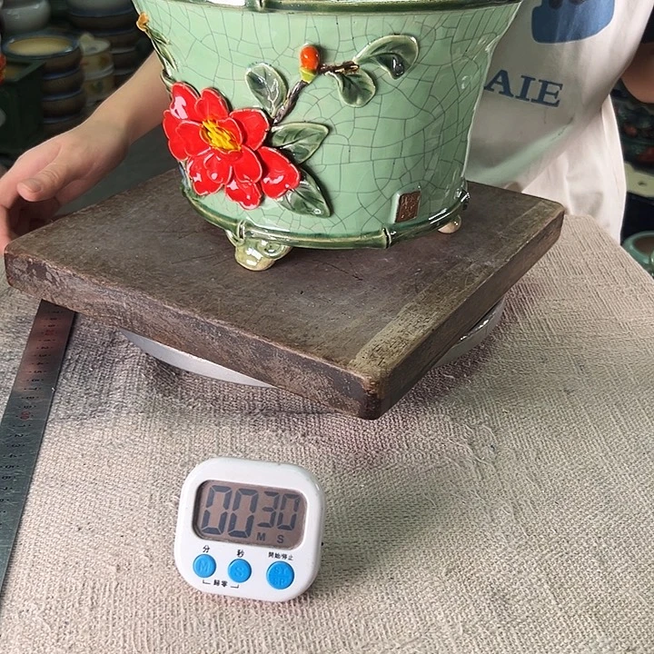 泳坤堂石湾花盆陶瓷