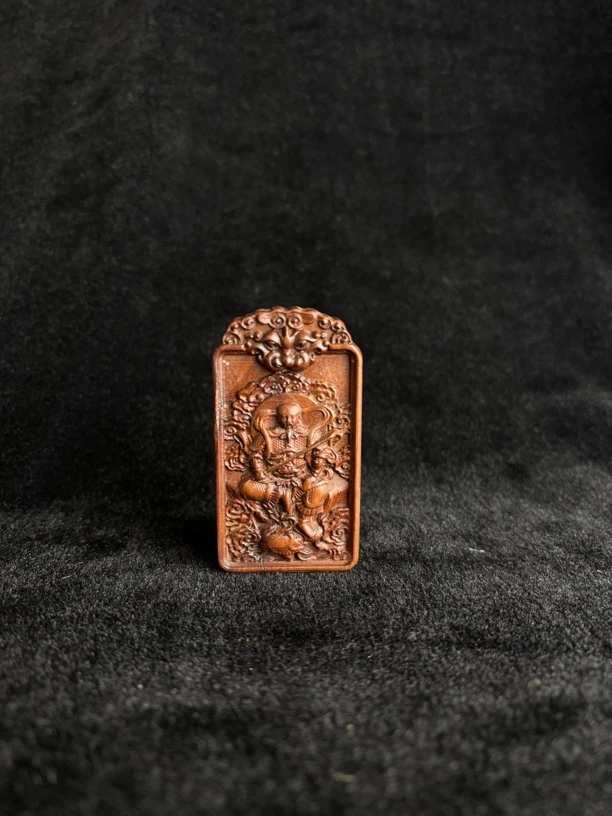 真武大帝挂牌（纯雷击木随机发一微瑕疵）