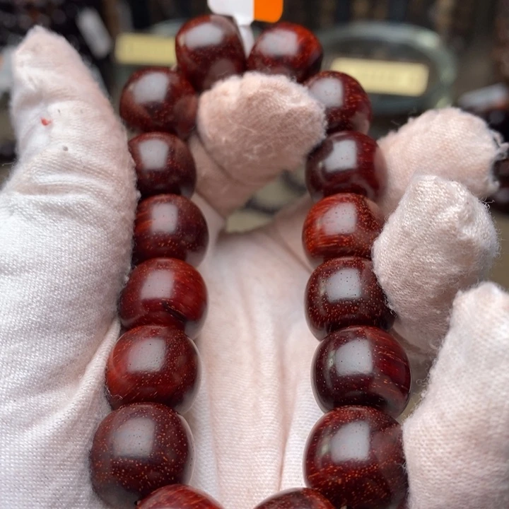 手串/手链小叶紫檀原汁原味13/14老型 横纹 二膘泥料 特价