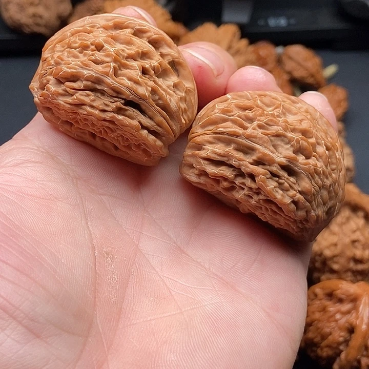 把件文玩核桃磨盘半壁