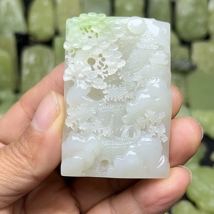 和田玉（糖玉）未镶嵌挂件