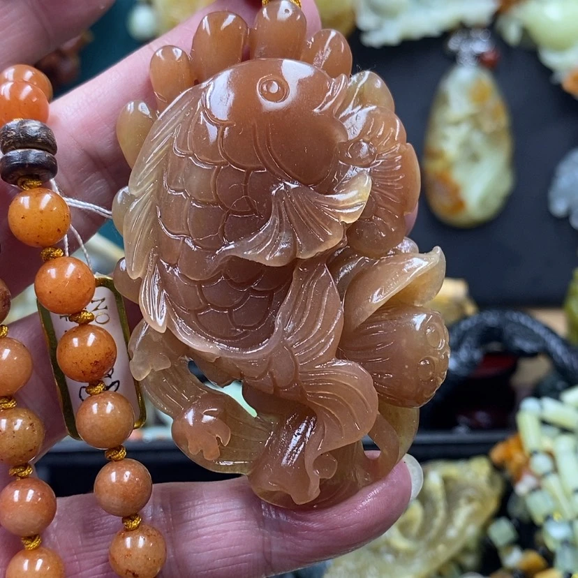 【闪购商品】蛇纹石玉吊坠未镶嵌