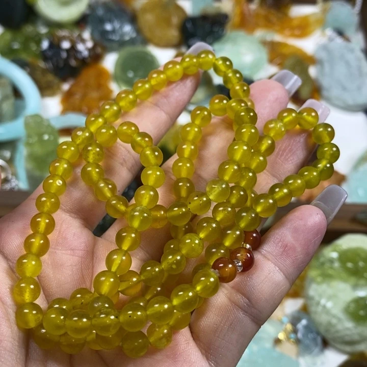 蛇纹石玉未镶嵌手串