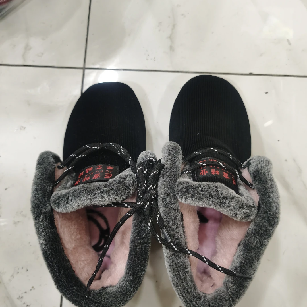 棉靴/毛靴休闲风纯色运动风棉鞋极简风冬季民族风