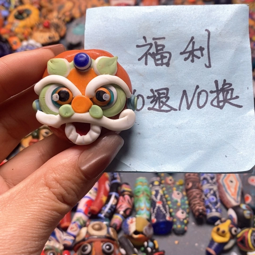 琉璃颈饰印度尼西亚微瑕no退换