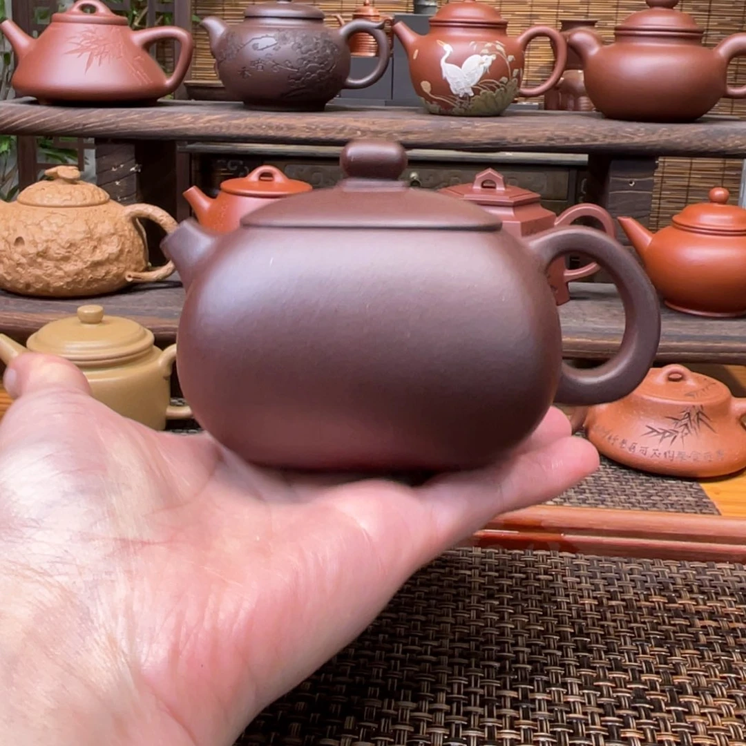 茶壶紫砂宜兴原矿紫砂手工制240