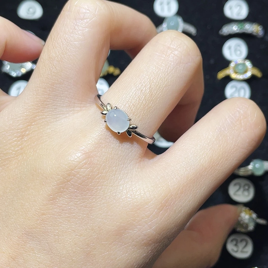 翡翠未镶嵌戒指戒指