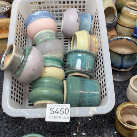 紫砂花盆微瑕450口径4到5