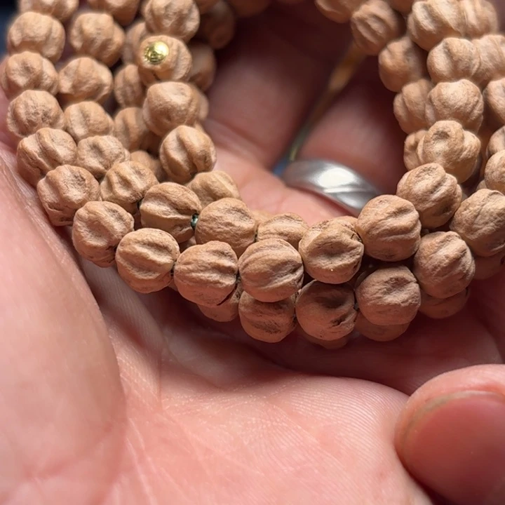 吊坠柏香籽/百香籽热振红皮赤鬼原桩长串108