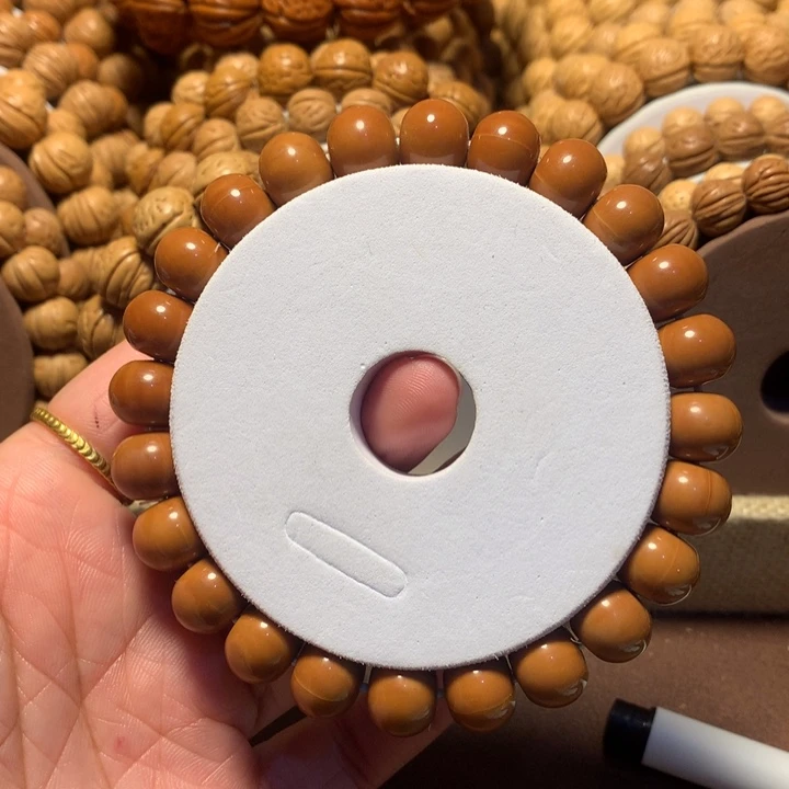 手串桃核猴头光珠