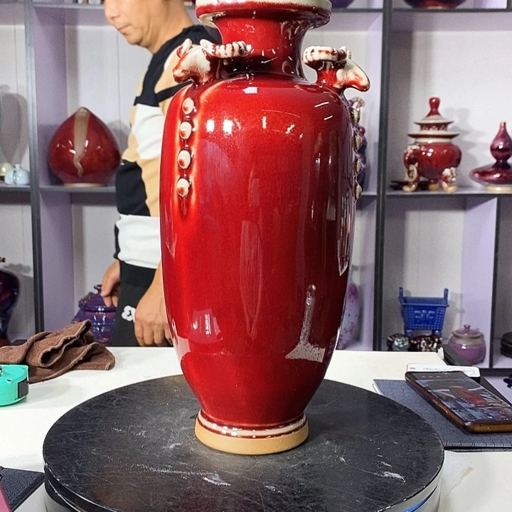 瓶中国神垕精品钧瓷