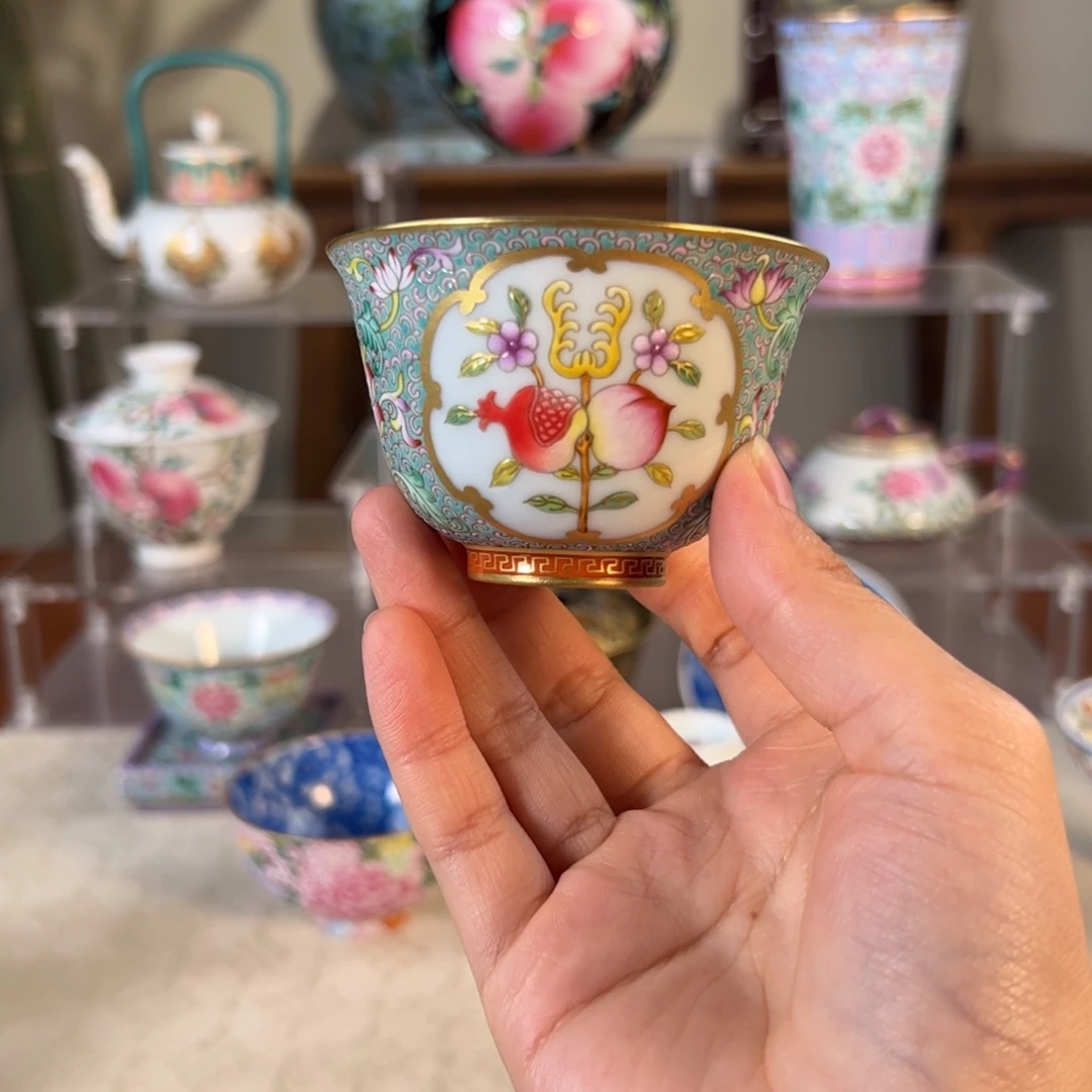 纯手工手绘 高端茶器