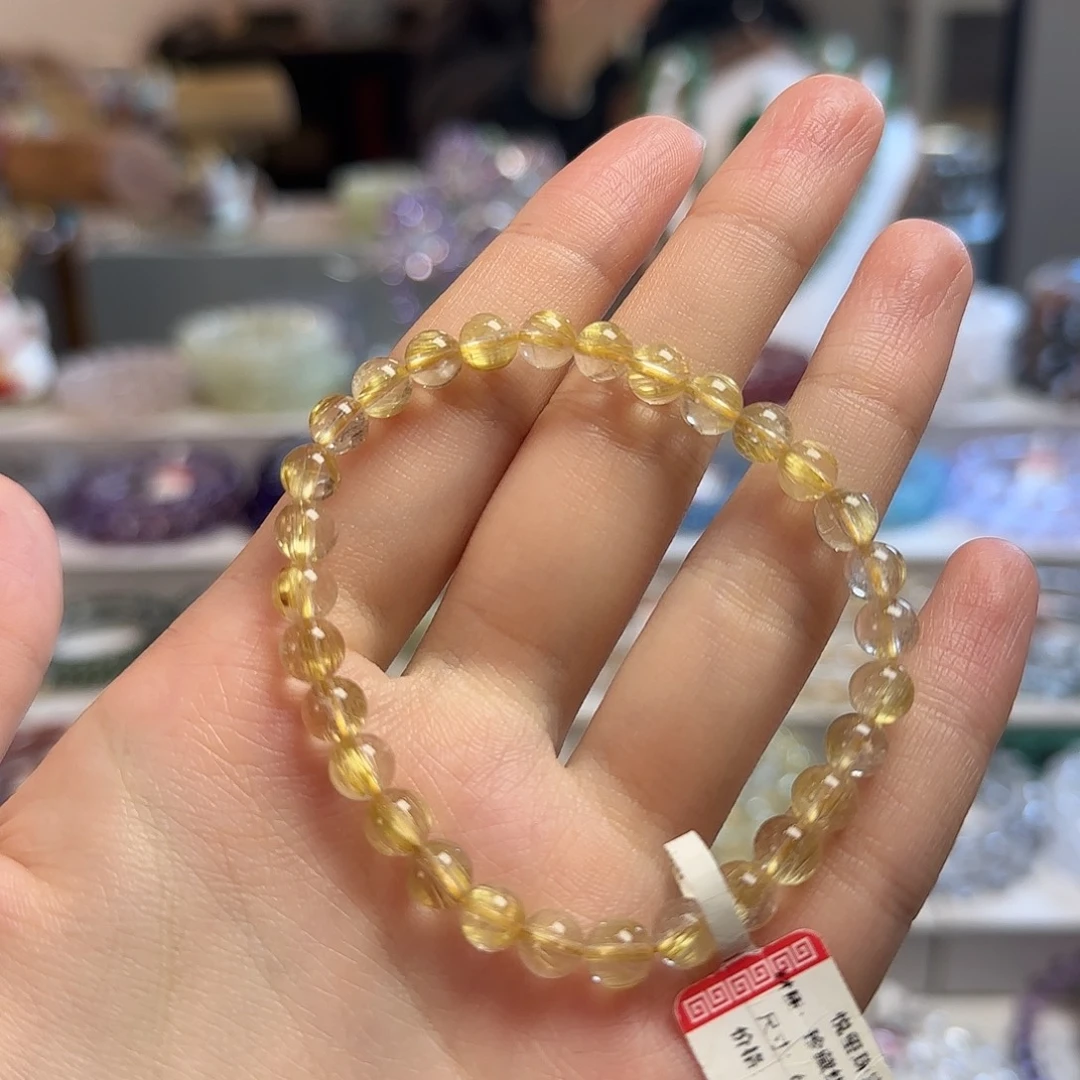 水晶手链未镶嵌60钛晶卡6