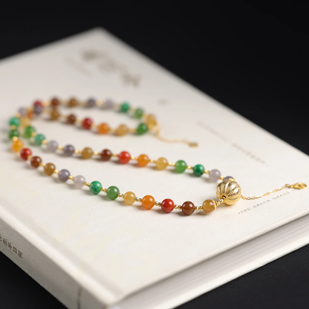 岁月静好 | 严选精品和田玉颗颗严选多宝项链