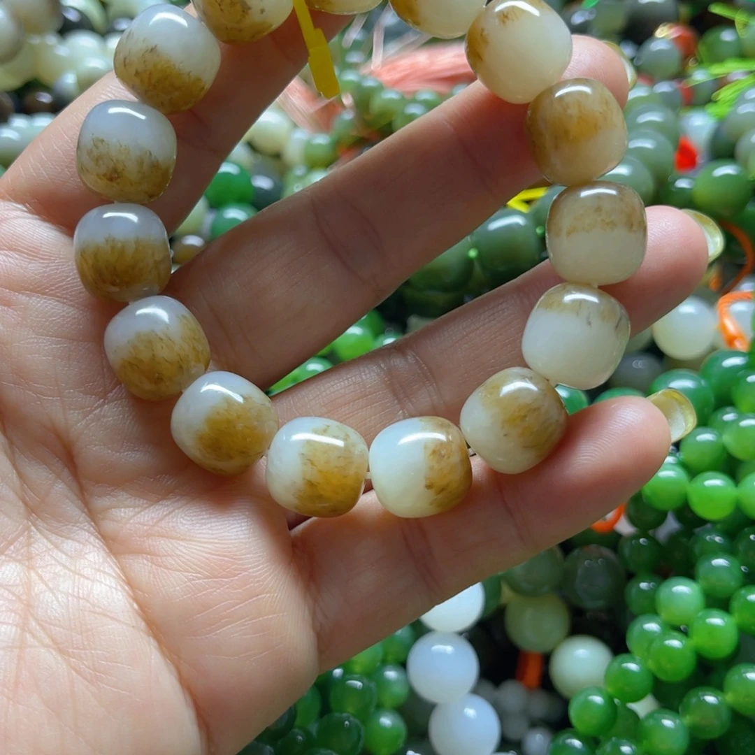 和田玉手链未镶嵌