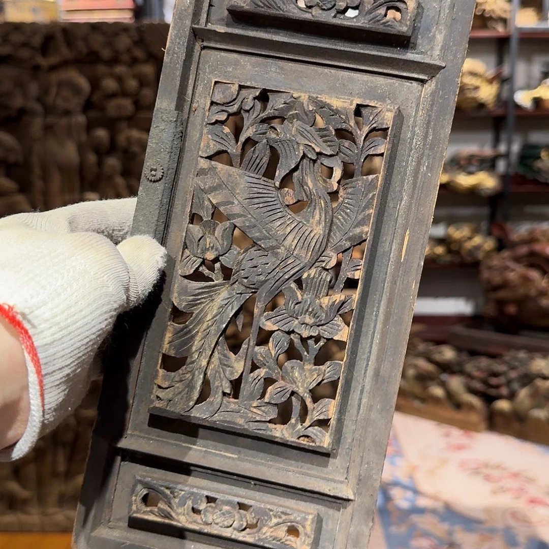 香杉木s***n潮州木雕一件包邮