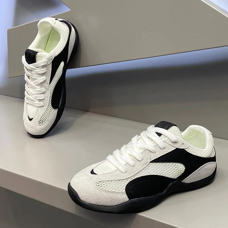 纪诗哲男鞋潮流板鞋2025夏季新品时尚百搭休闲鞋软底网布透气鞋子