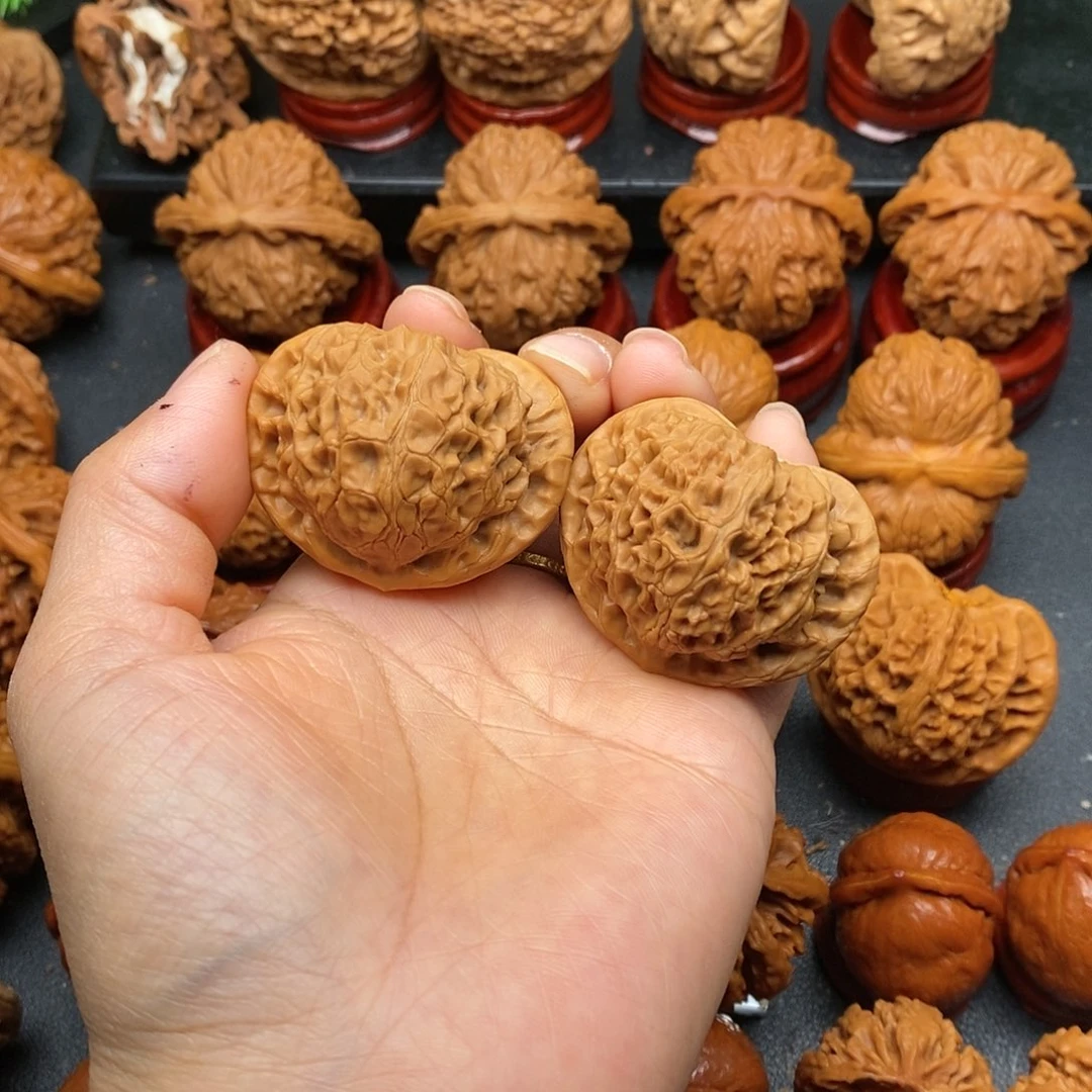 文玩核桃把件42宫灯