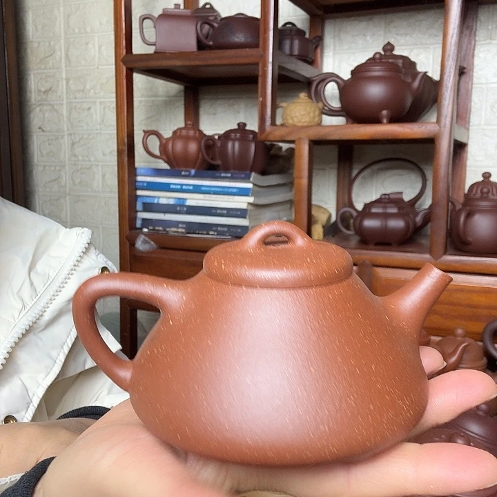 茶壶紫砂子治260cc半手工