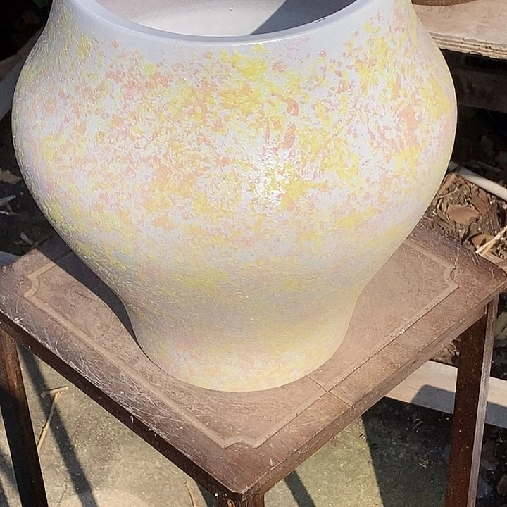 紫砂花盆口20高度30瑕疵