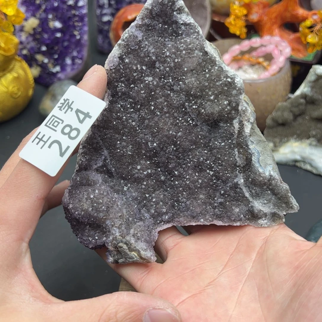 紫晶水晶摆件未镶嵌284