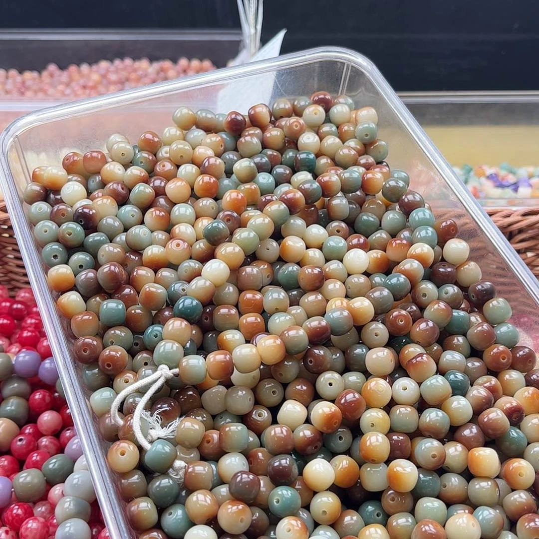 白玉菩提吊坠q/10mm/110颗