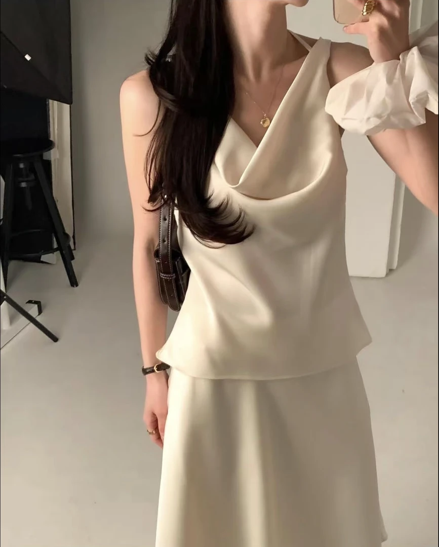 壹韩国东大门女装2025春季新款吊带背心女034c