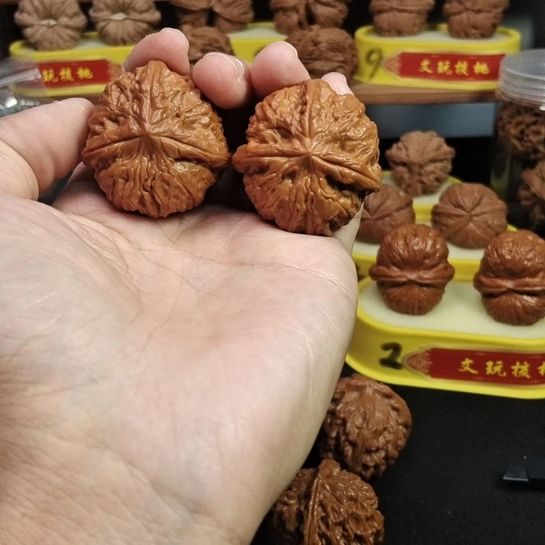 呵***⁶把件文玩核桃文山狮子头正丁