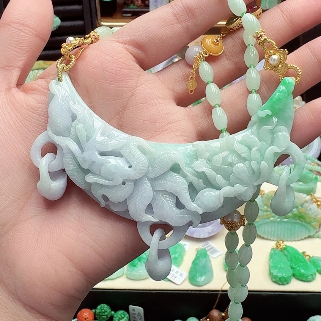 颈饰未镶嵌翡翠翡翠吊坠