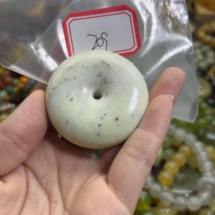 未镶嵌蛇纹石玉手链