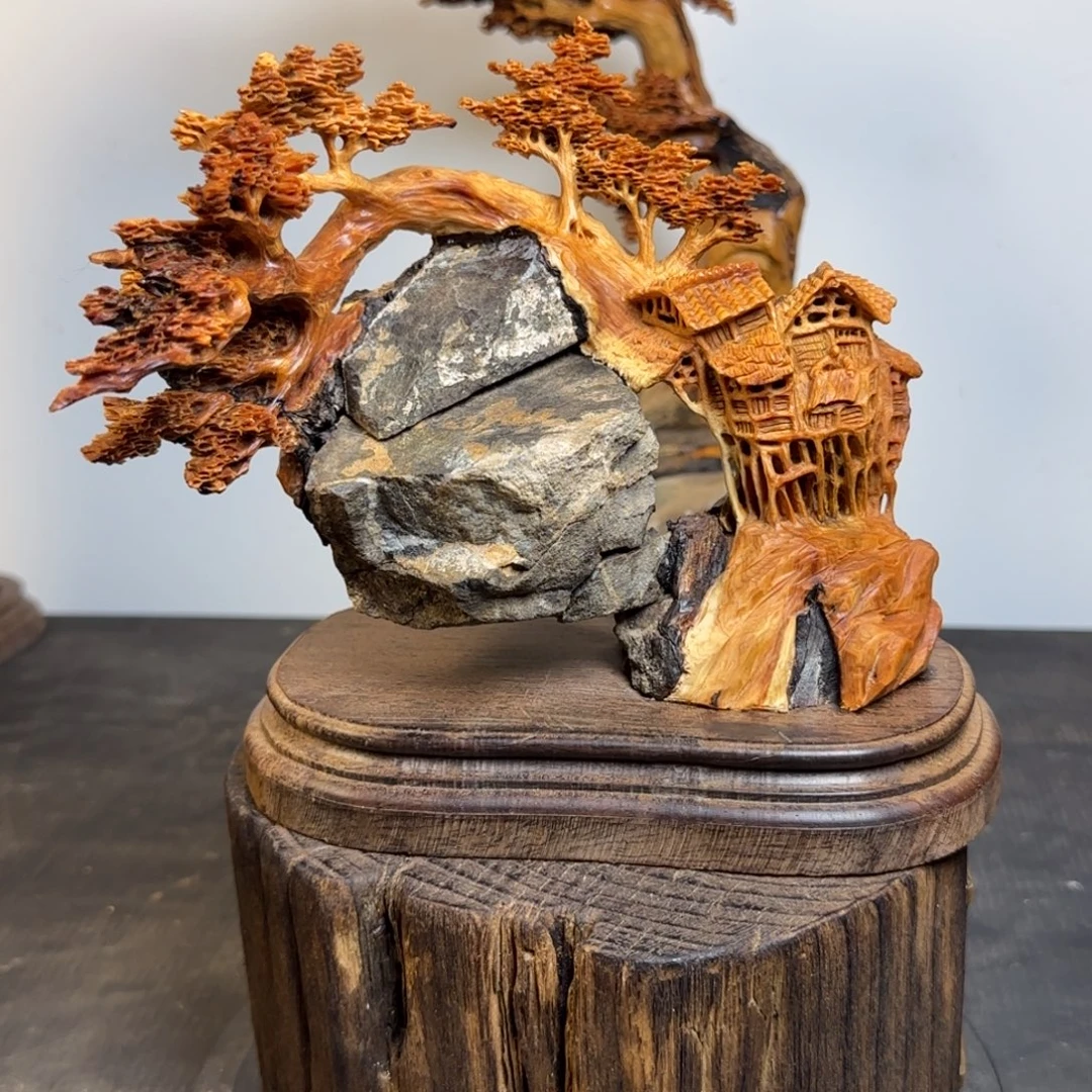 落***尘柏木（崖柏）山里人家