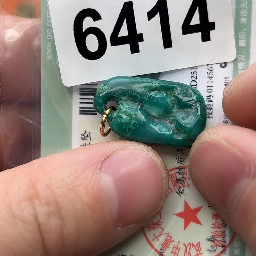 绿松石未镶嵌颈饰