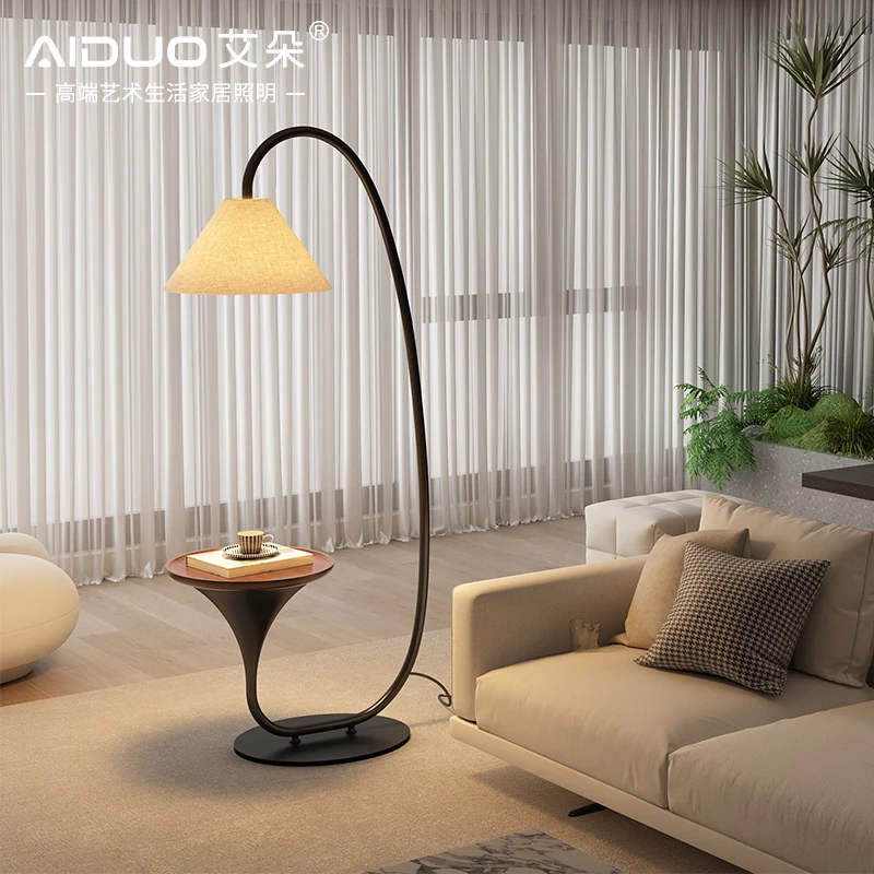 艺术落地灯客厅高级感沙发旁边设计师款意式卧室氛围茶几置物台灯