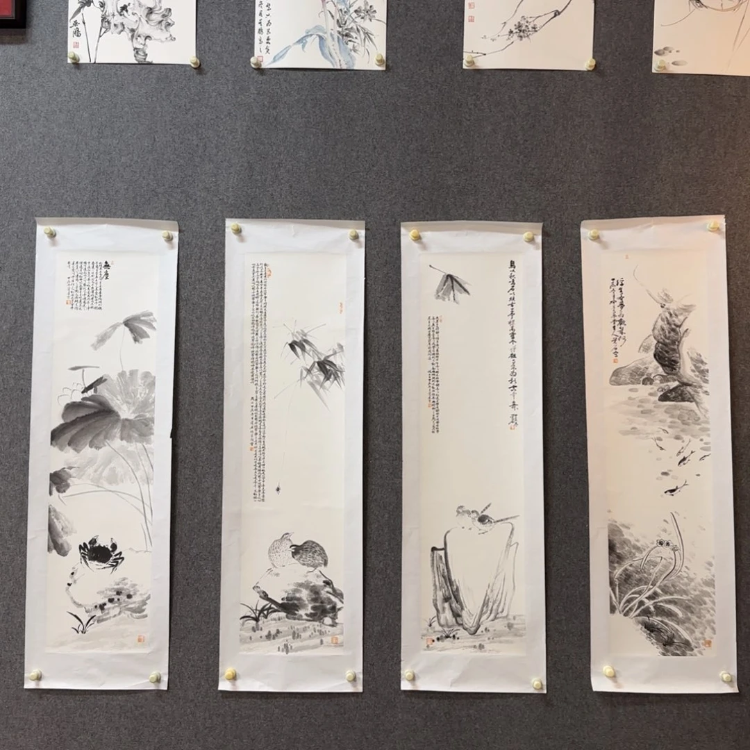 国画觉石老师手绘作品