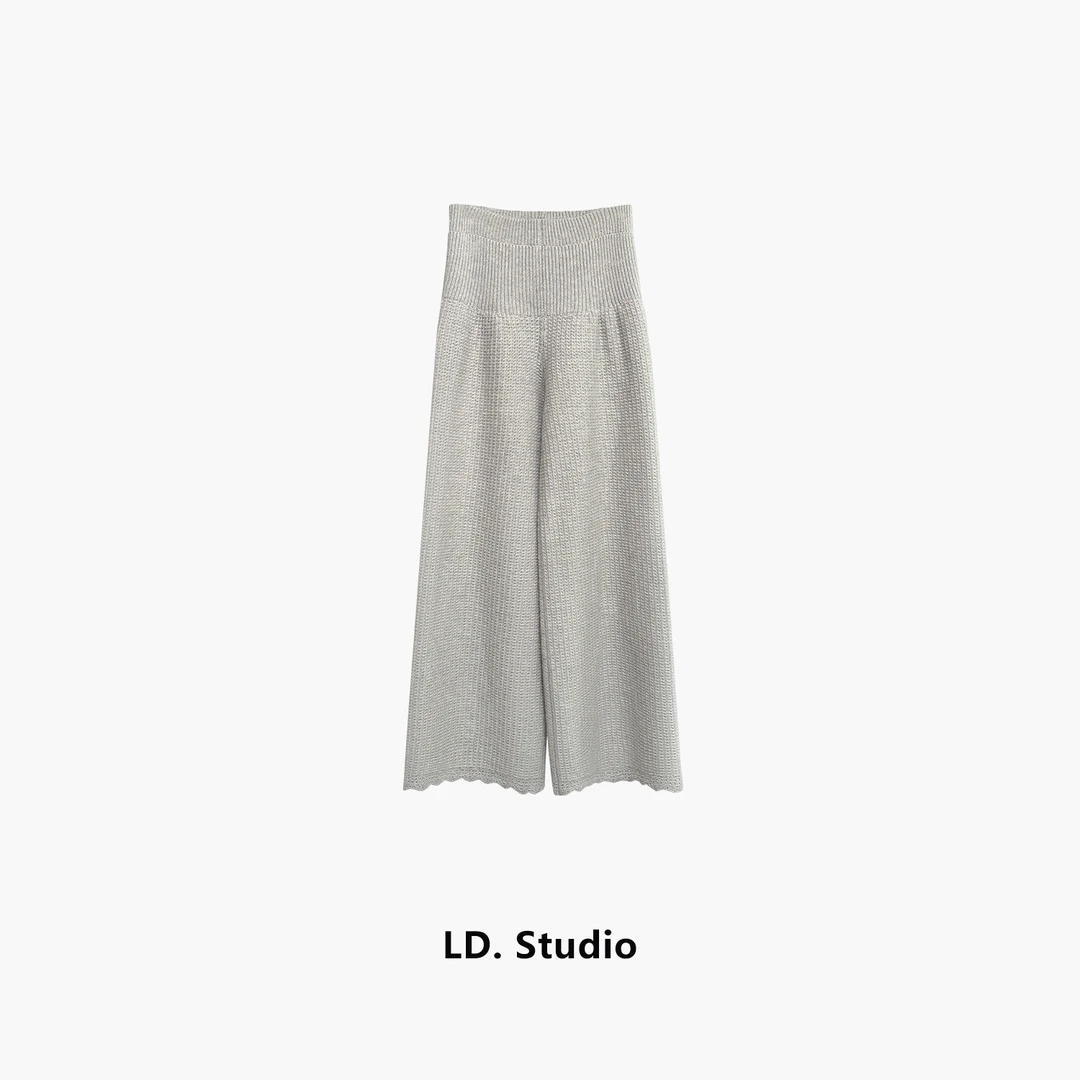 LD.冬季新品森系慵懒风时尚女裤高腰显瘦LDK2003