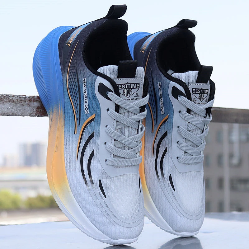 超轻缓震跑步鞋透气网鞋男运动鞋学生考试田径男女专业跳绳跳远鞋