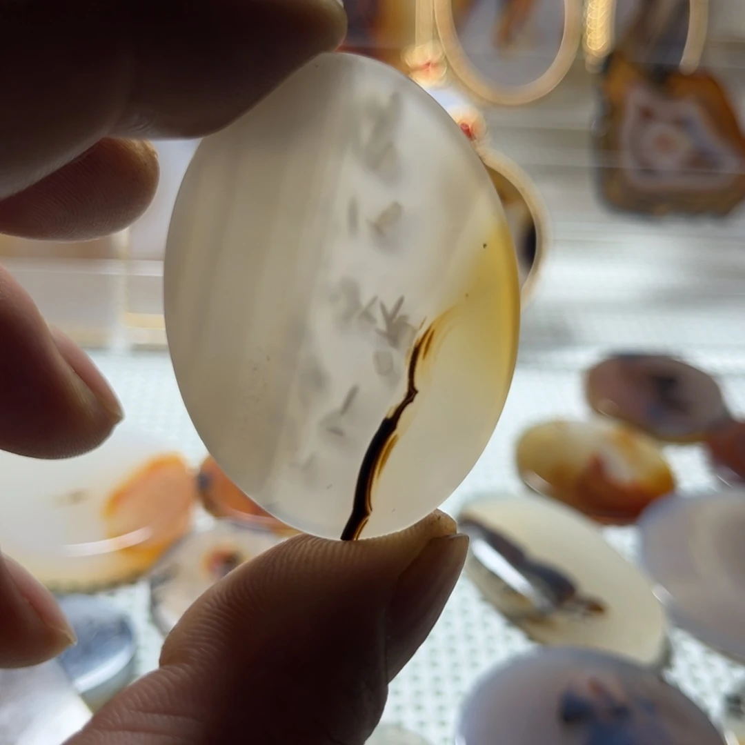 玛瑙/玉髓未镶嵌吊坠(不含链)