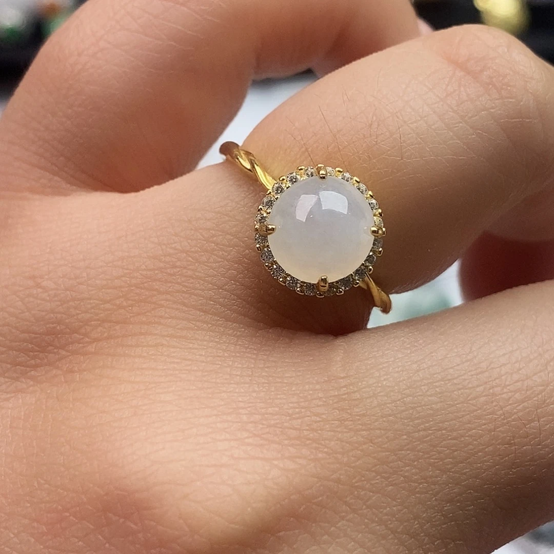 翡翠未镶嵌戒指翡翠